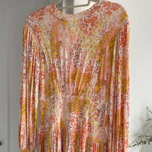 Free People Floral Print Dress